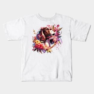 Boykin Spaniel Joyful Mothers Day Dog Mom Gift Kids T-Shirt